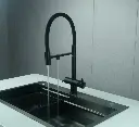 3 Way Mixer in Kitchen Flexible Black .webp