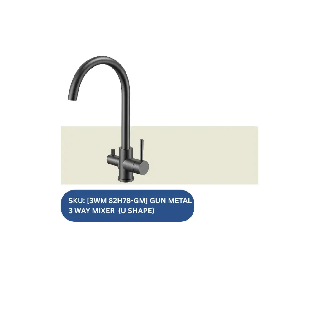 [3WM 82H78-GM] 3 Way Mixer Tap 82H78-GM Gun Metal