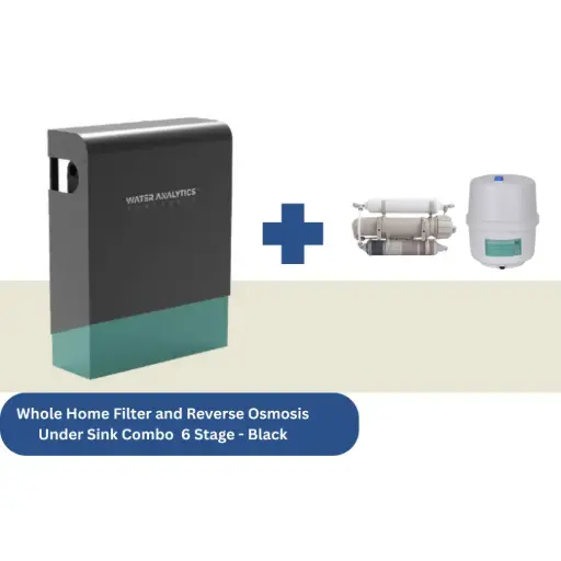 Whole Home Filtration 3 Stage - Reverse Osmosis Drinking Water 3 Stage - Supply Only / No Install - Black 
