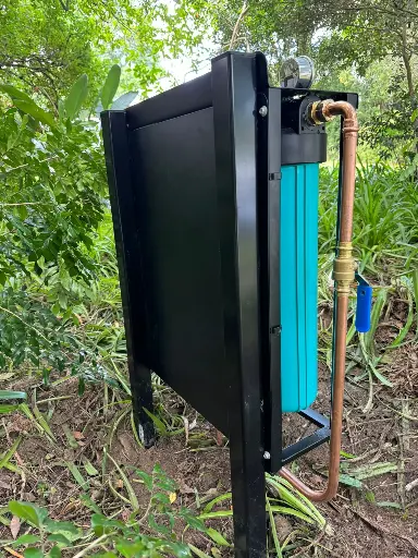 [Stand Alone Back Metal Panel] POE Back Cover (Black)